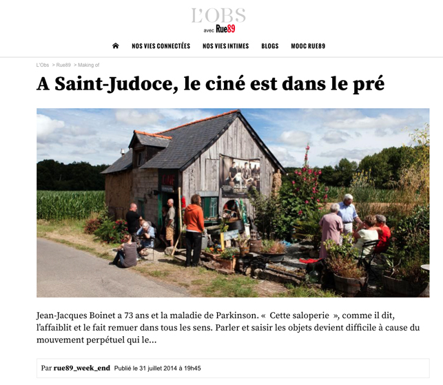 St Judoce Le ciné est dans le pré Rue89